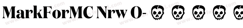 MarkForMC Nrw O字体转换